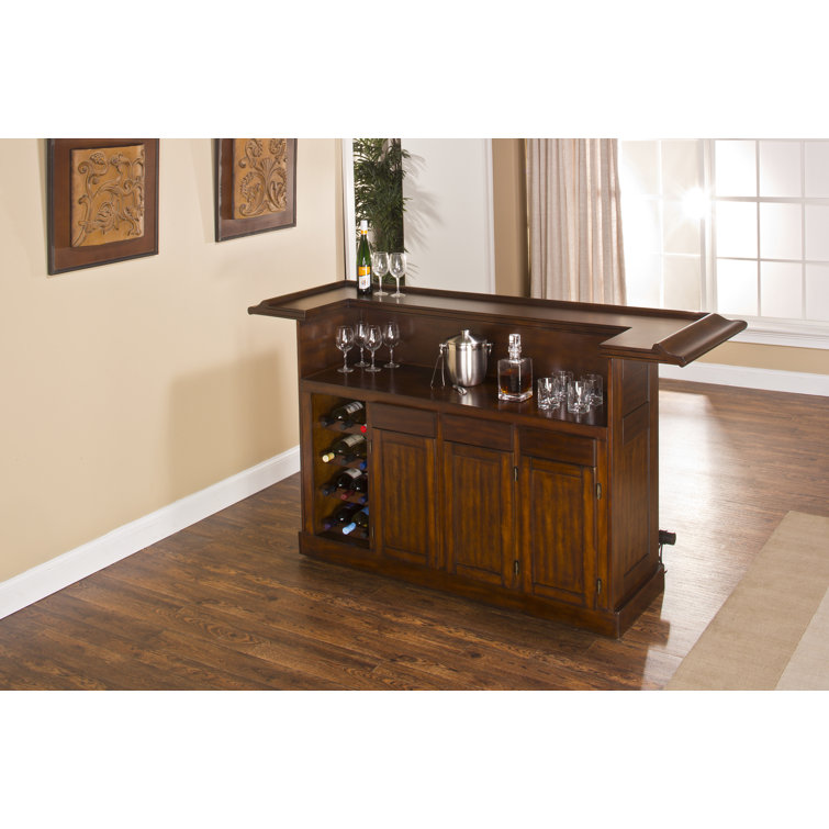 Darby Home Co Potomac Home Bar with Wine Storage & Reviews Wayfair